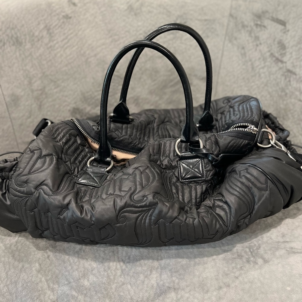 Black Juicy Couture duffel bag